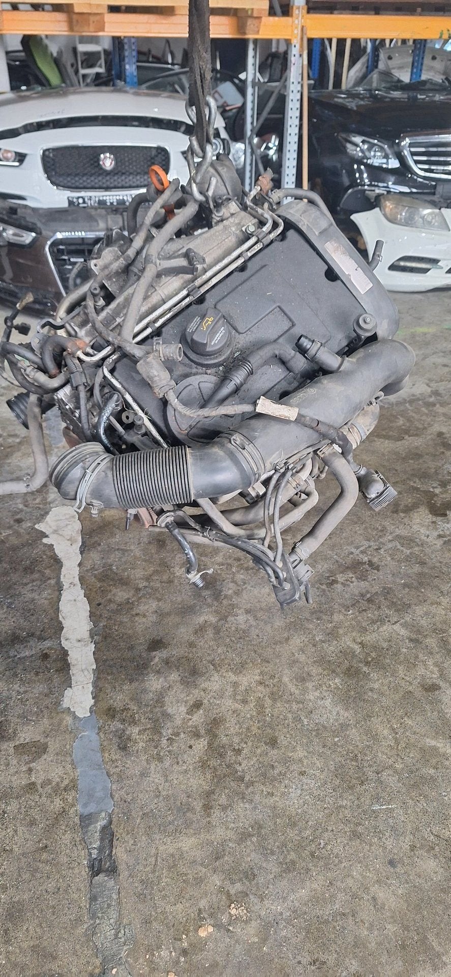 Motorblok 2.0 TDI 16V - Motorcode: BKD - VW Audi Seat Skoda, Gebruikt, -, -, Ophalen of Verzenden