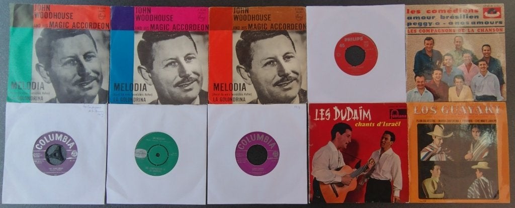 Set 4: 10 singles jaren 60, Gebruikt, Originele persing, 7 inch, Ophalen of Verzenden