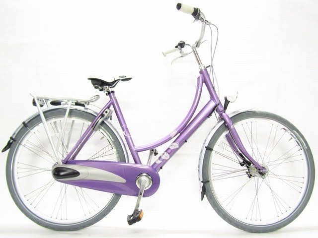 Paarse Batavus Diva 28 inch, 3 versnellingen, damesfiets, Fietsen en Brommers, Fietsen | Dames | Damesfietsen, Ophalen, Zo goed als nieuw