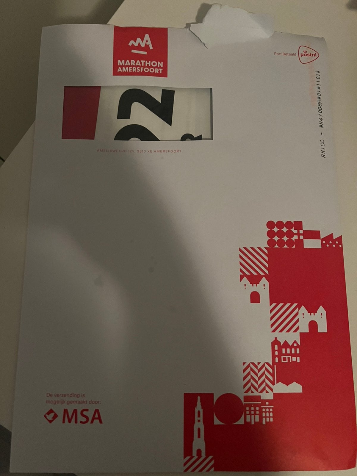 Startbewijs halve van Amersfoort, 31 mei 2026, Overige typen, Nieuw, Hardlopen, Ophalen