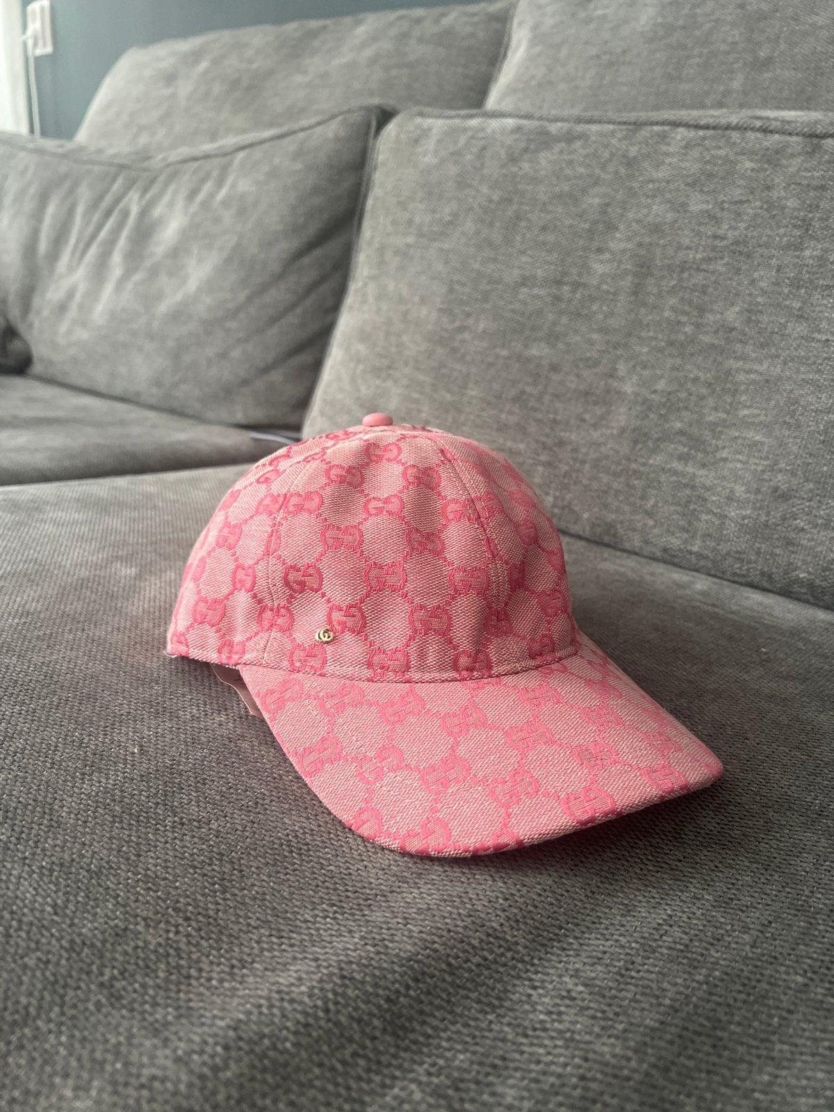 Gucci GG Pet Roze - Maat M (57 cm), Ophalen of Verzenden, Zo goed als nieuw, Pet