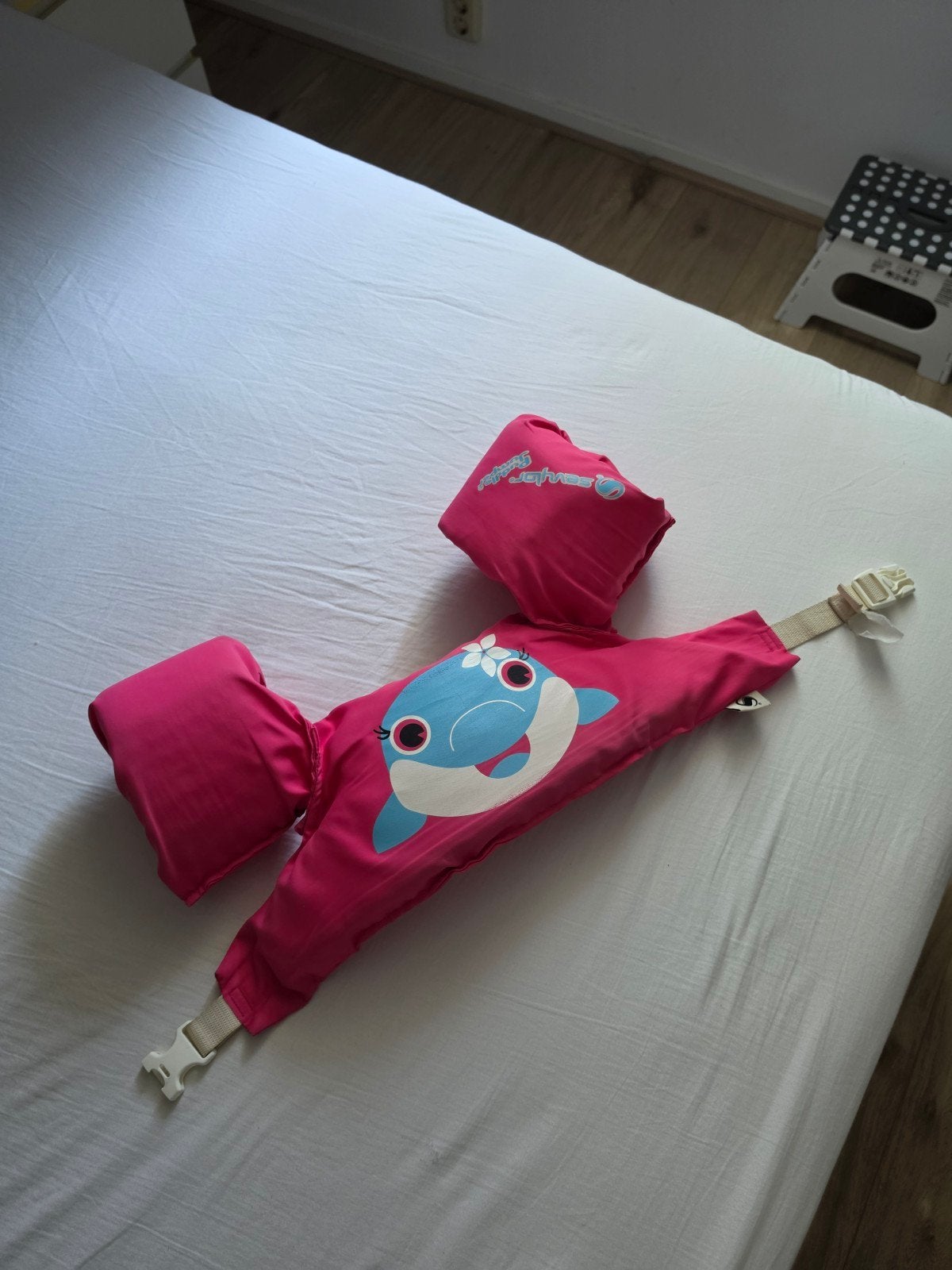 Sevylor puddle jumper dolfijn roze 15-30kg, Ophalen of Verzenden, One size, Meisje, Zwem-accessoire