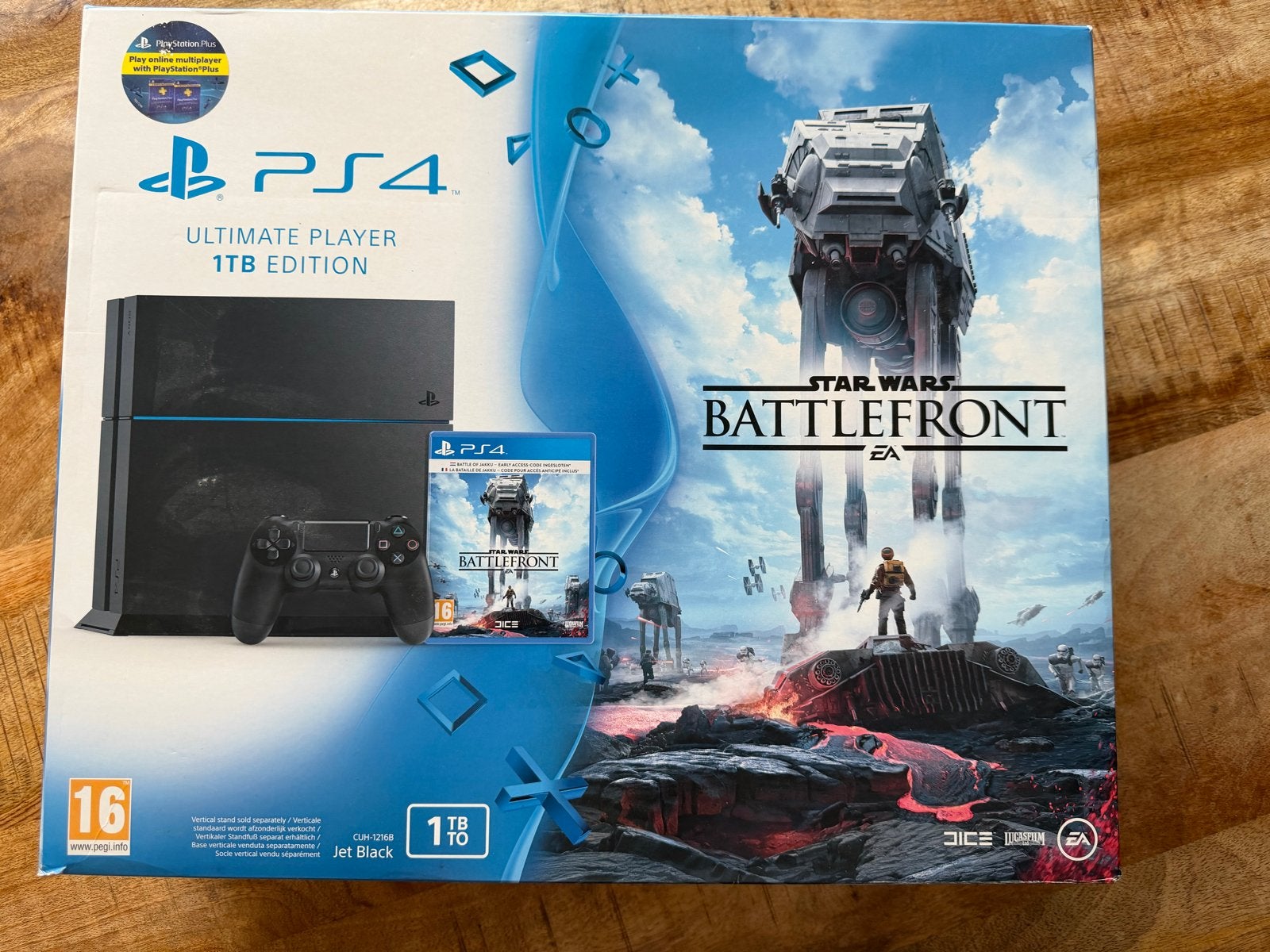 PlayStation 4 Battlefront Edition 1TB, Met games, Ophalen of Verzenden, Zo goed als nieuw, 1 TB