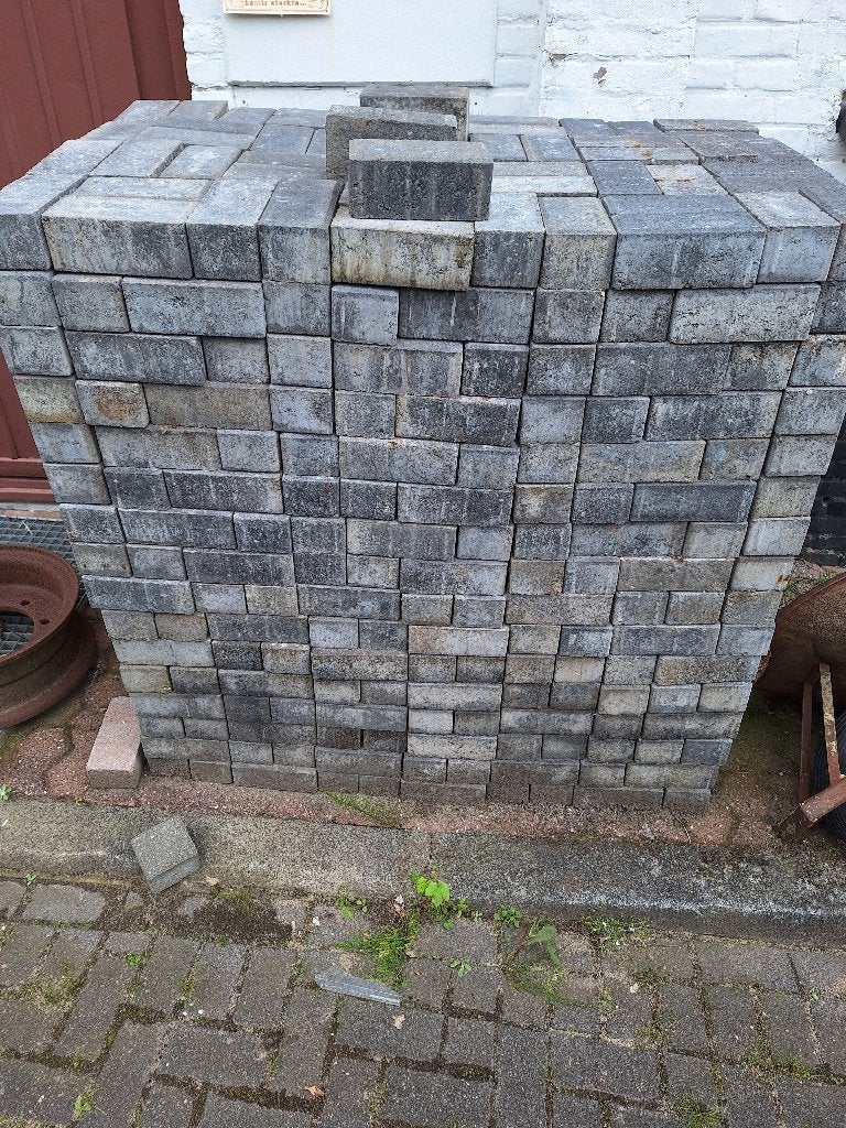 klinkers straatklinkers, Tuin en Terras, Tegels en Klinkers, Ophalen, Beton, Klinkers