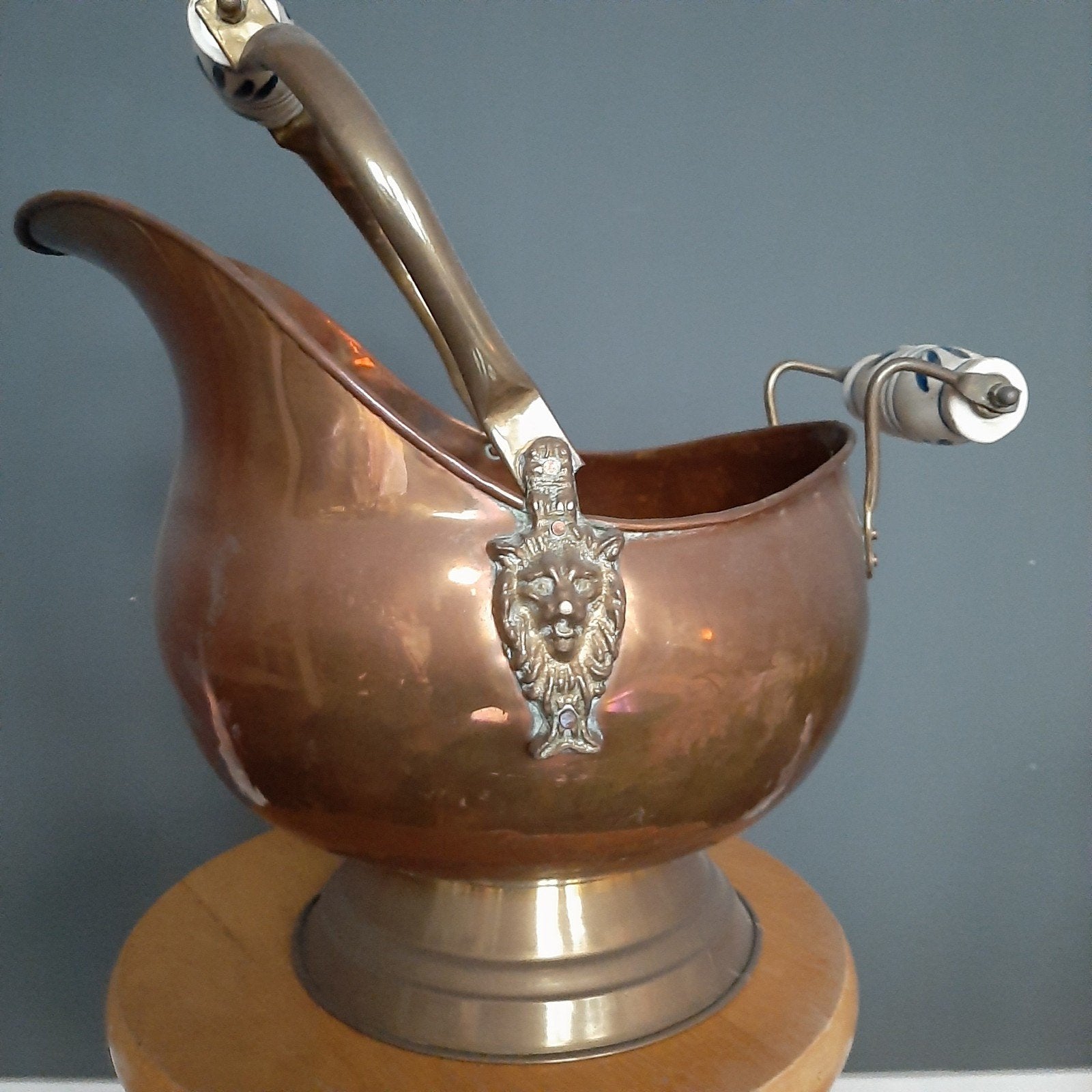 koperen kolenkit ,decoratief, Antiek en Kunst, Ophalen of Verzenden