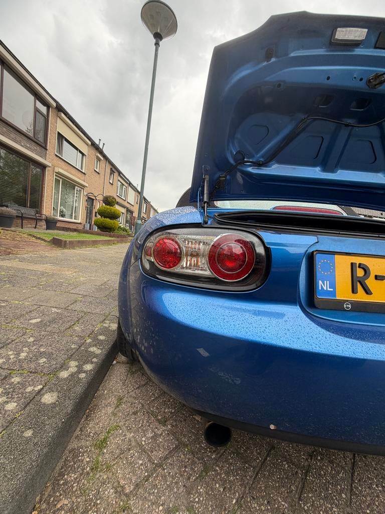 Mazda MX-5 2.0 2007 Blauw, Auto's, Mazda, Achterwielaandrijving, 4 cilinders, Cabriolet, 1070 kg