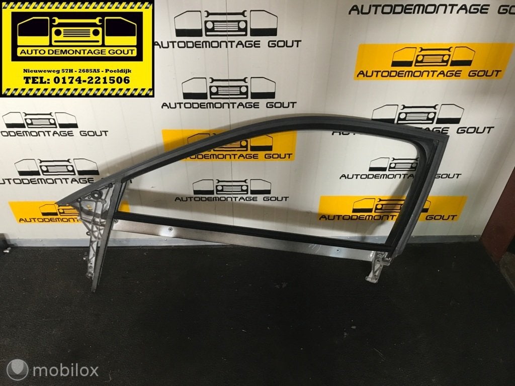 Audi A3 8P 3 Deurs ('03-'12)Deurstijl Links Raamlijst Zwart, Auto-onderdelen, Audi, Gebruikt, Audi, Ophalen of Verzenden