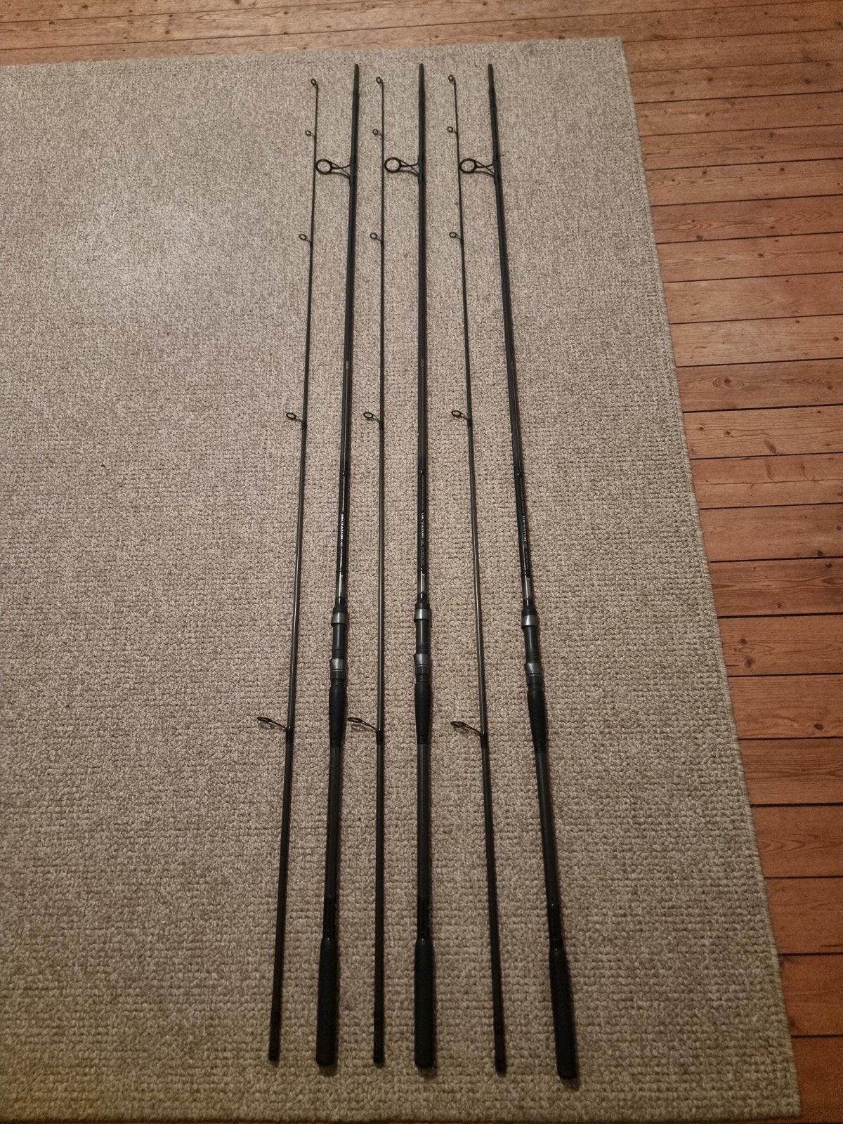 3x Daiwa Dictator Z Amorphous Whisker 12ft 3lb UK, Ophalen of Verzenden