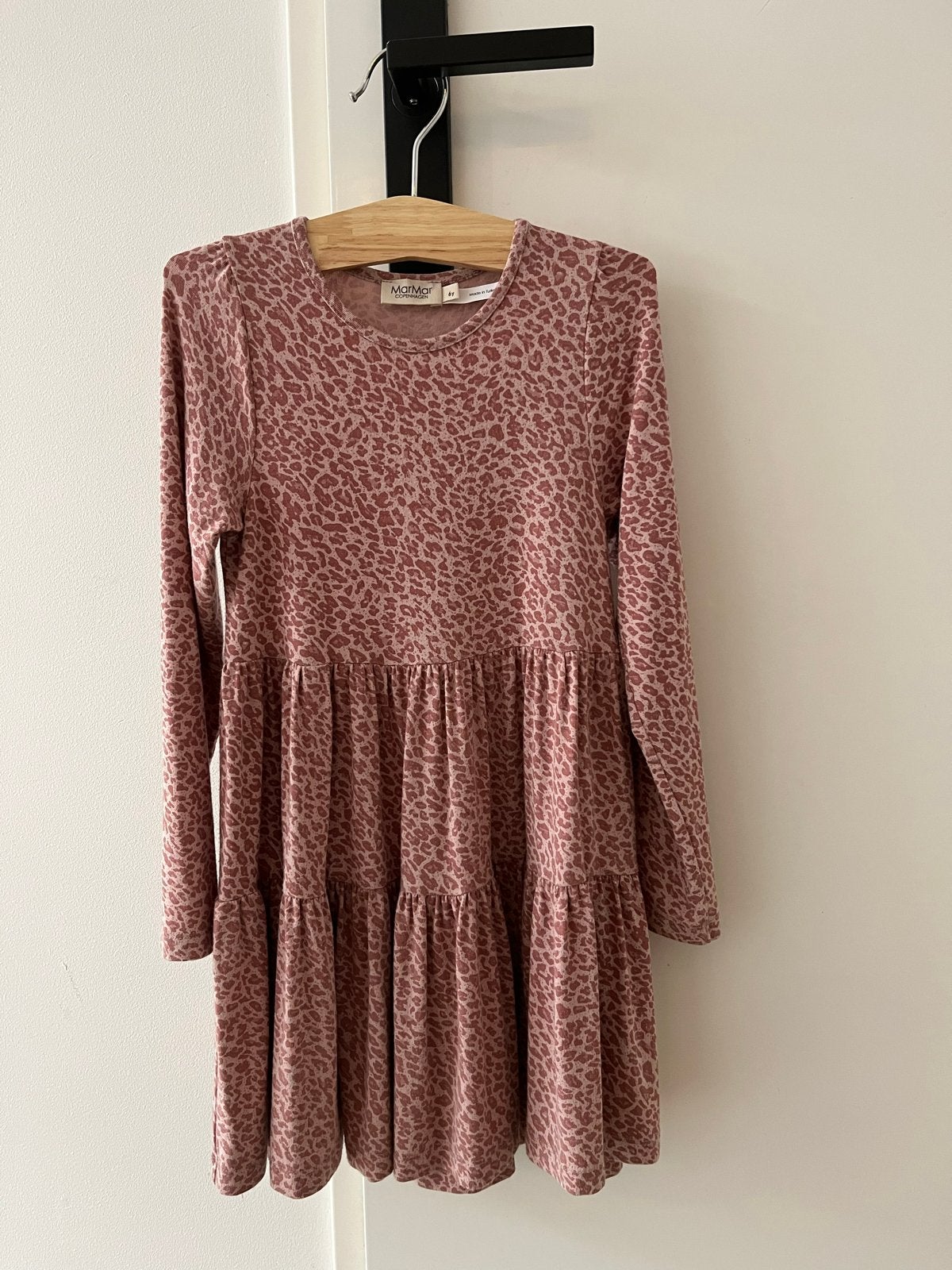 MarMar Copenhagen Leopard Jurk Roze - Maat 116 (6 jaar), Ophalen of Verzenden, Gebruikt, Meisje, Jurk of Rok
