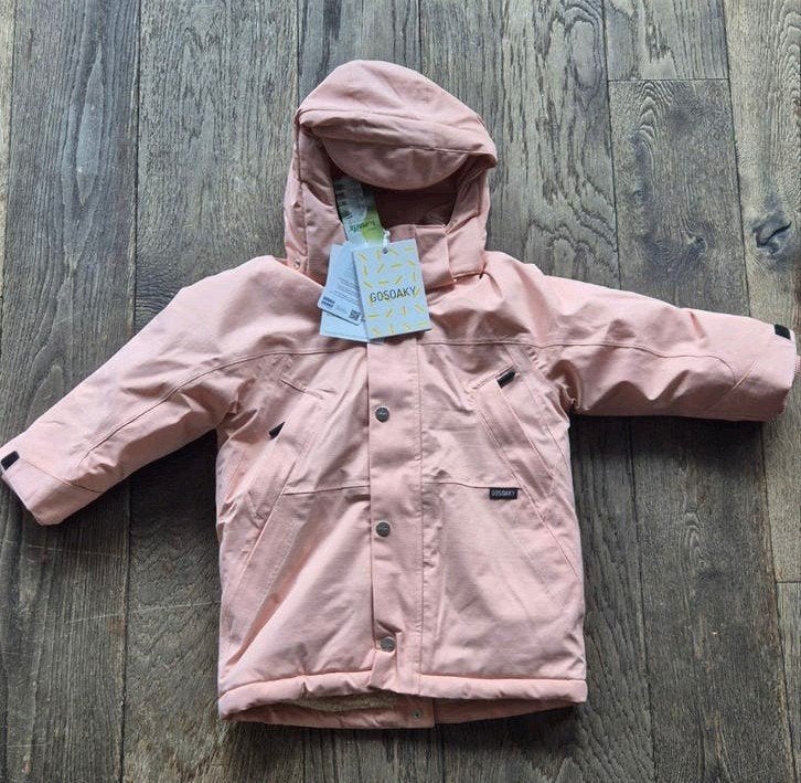 Gosoaky winterjas roze maat 98-104 - Waterdicht & Warm, Meisje, Nieuw, Ophalen of Verzenden, Gosoaky