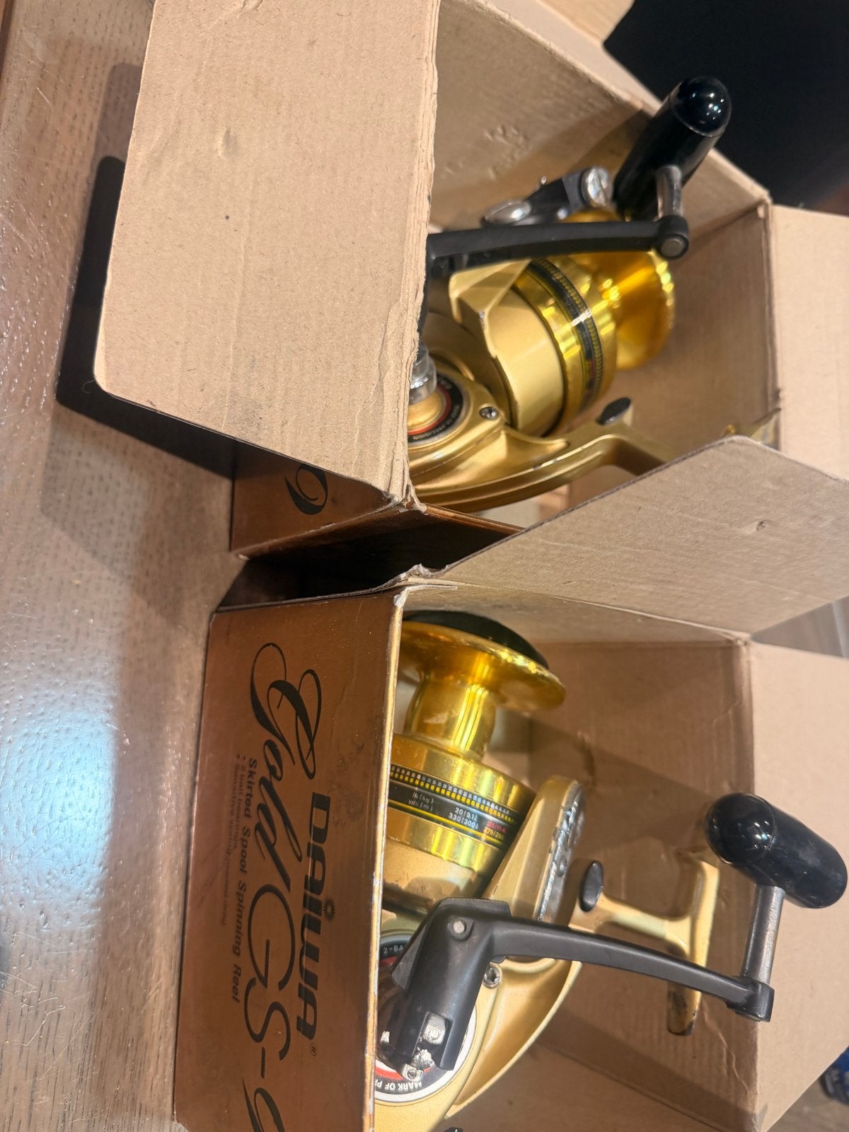 Daiwa Gold GS-9 Molens (2 stuks), Ophalen of Verzenden, Gebruikt, Molen