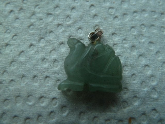Hanger schildpad van Aventurijn, Nieuw, Ophalen of Verzenden, Steen of Mineraal, Groen