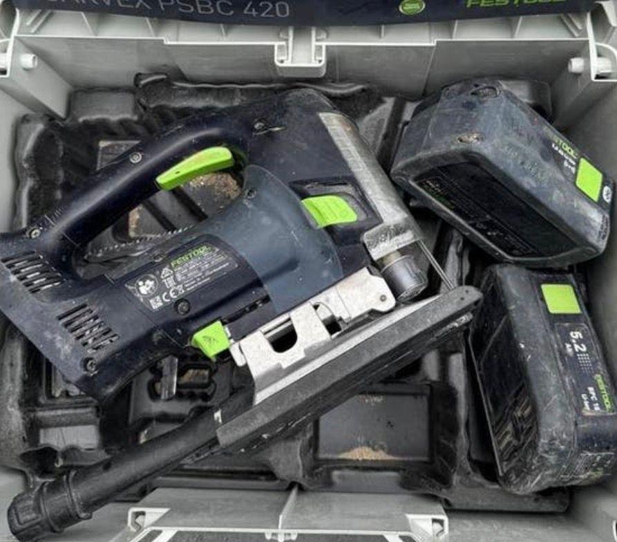 Festool Accu Decoupeerzaag, Gebruikt, Decoupeerzaag, Ophalen of Verzenden, 30 tot 70 mm