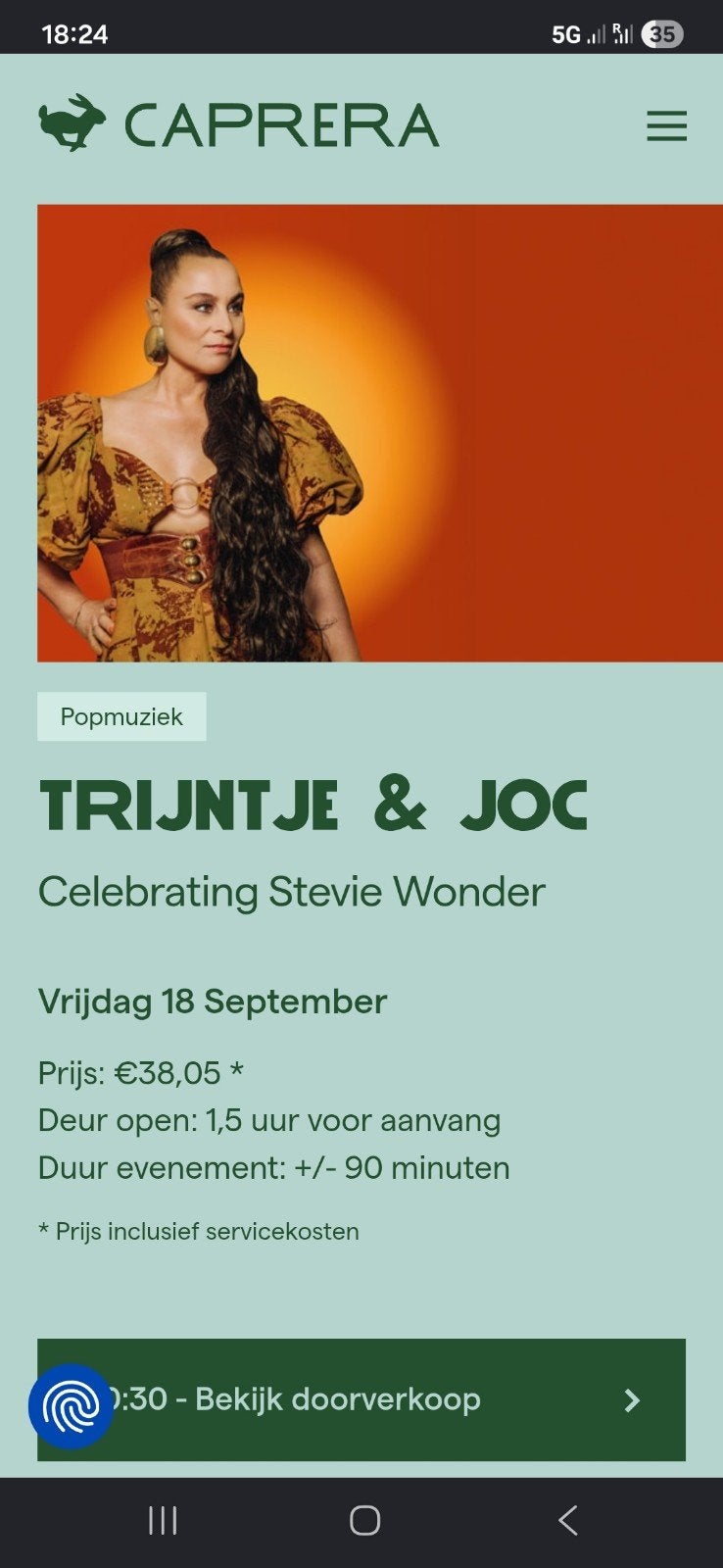 2x kaartje Trijntje Oosterhuis&jazz Orchestra concertgebouw