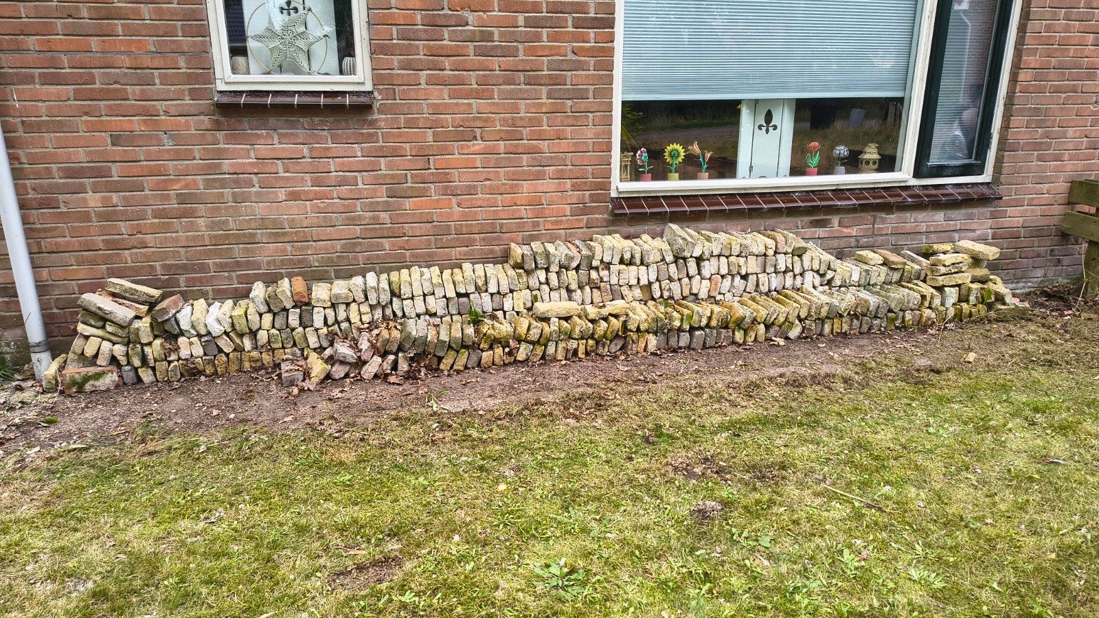 Oude Friese geeltjes 350-400 stuks, Doe-het-zelf en Verbouw, Metselstenen, Ophalen, Gebruikt, Bakstenen