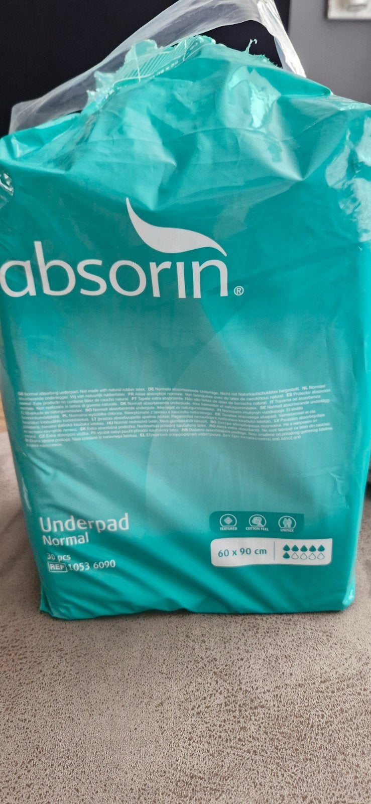 absorberende onderleggers, Ophalen, Nieuw