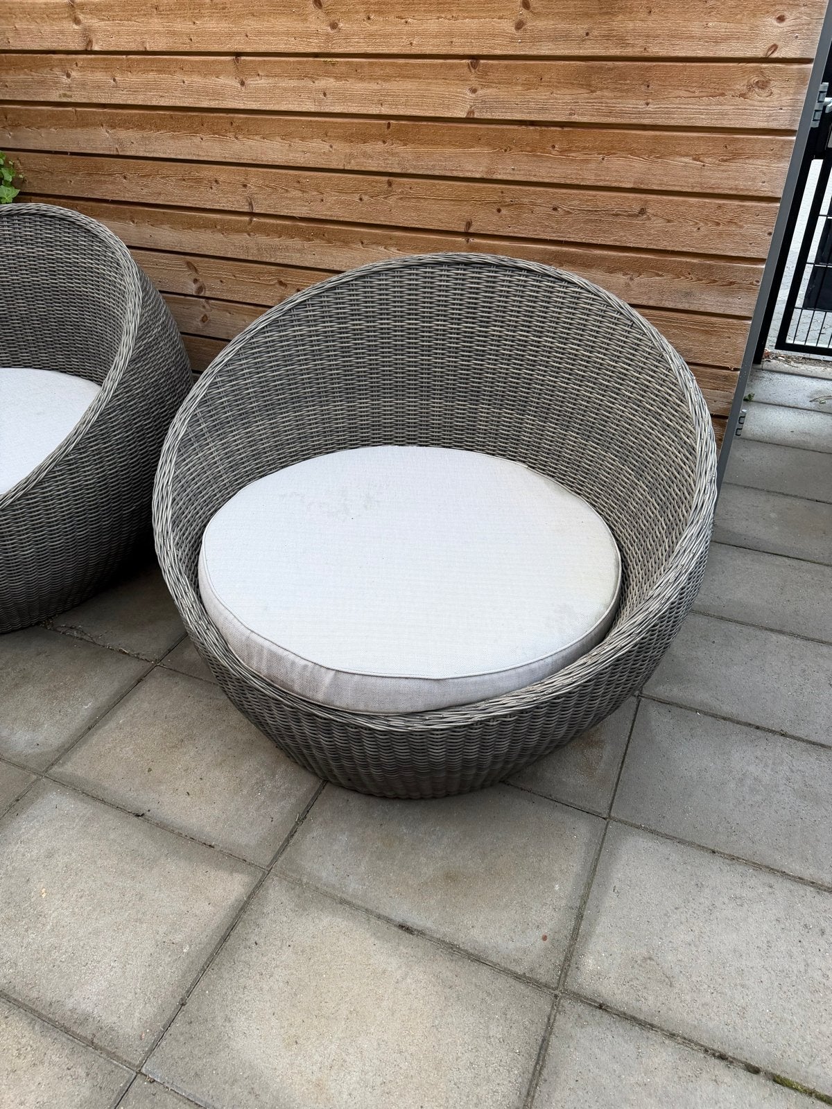 Cocoon lounge tuinstoel wasbaar, Gebruikt, Loungeset, Wicker, Stoel