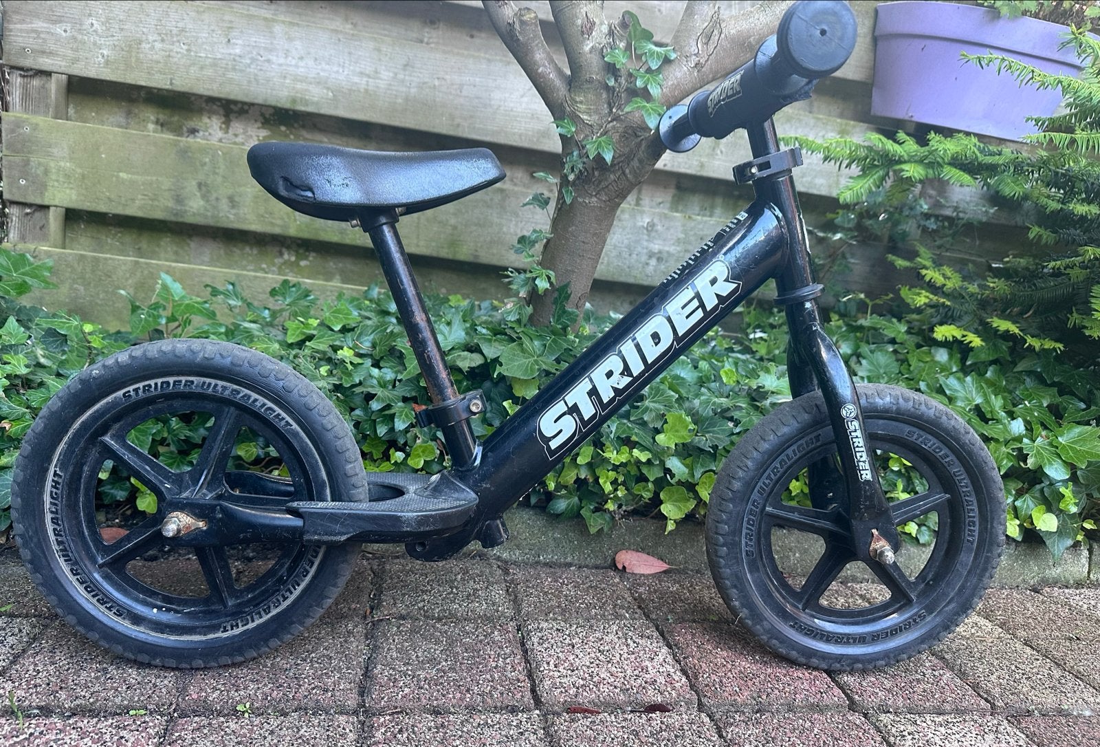 Strider Ultralight Loopfiets - Zwart, Ophalen of Verzenden, Gebruikt, Minder dan 16 inch