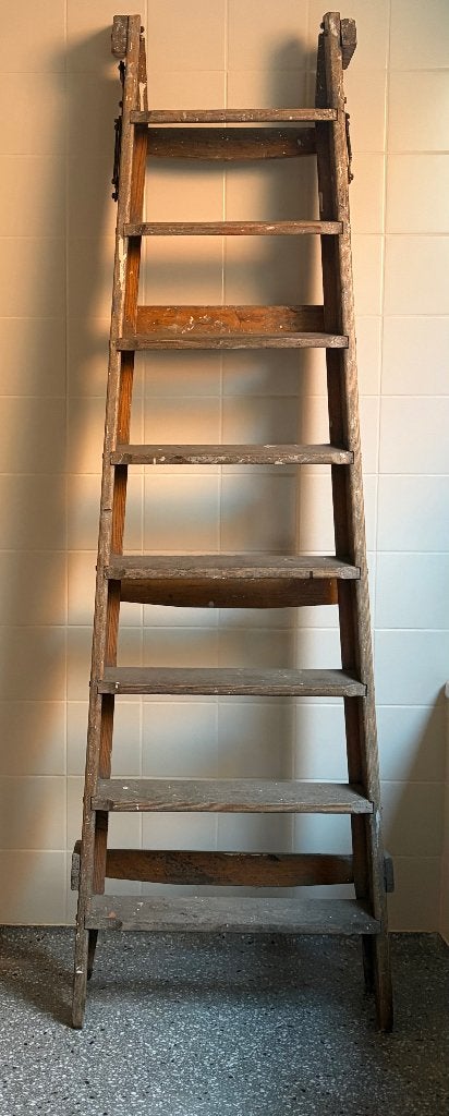 Houten schilderstrap, Ophalen, Gebruikt, Minder dan 2 meter