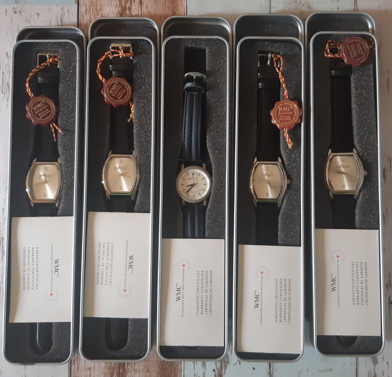 Horloges, Overige merken, Overige materialen, Leer, Polshorloge