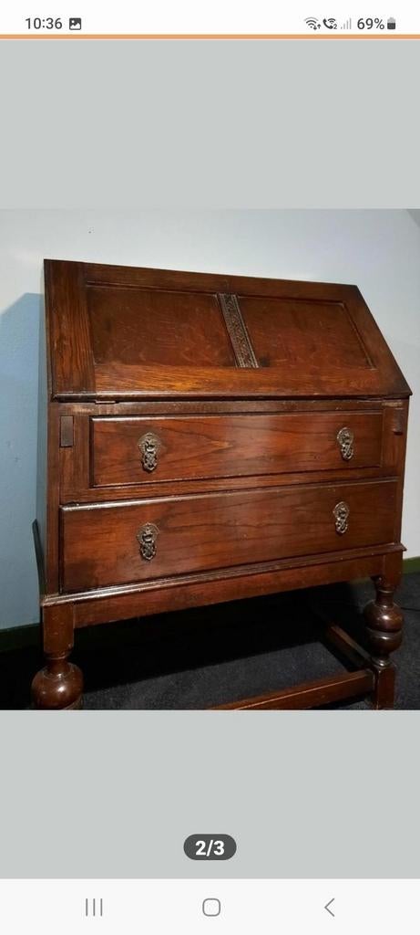 SCHATTIGE SECRETAIRE...  opbergen en werken, Ophalen of Verzenden