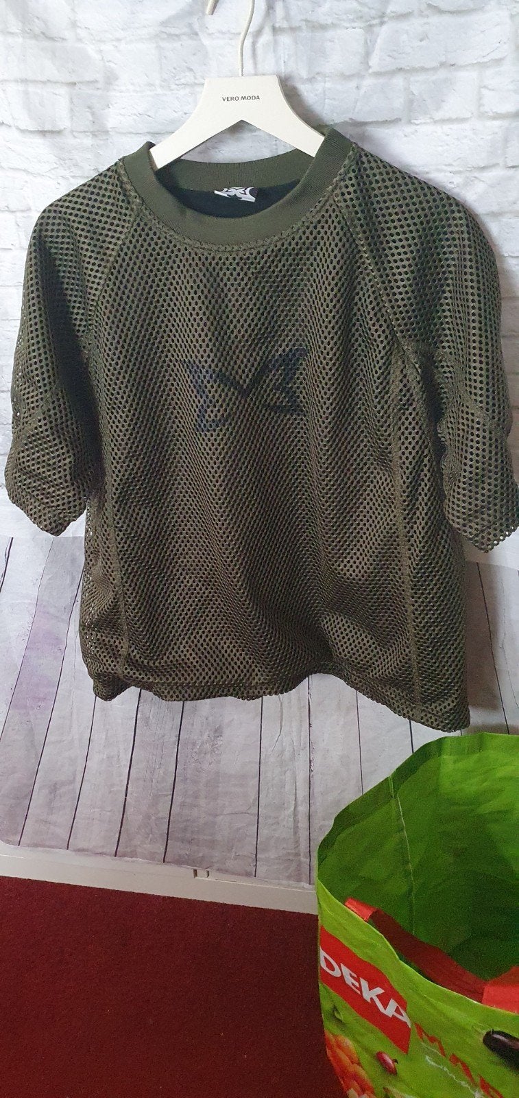 Nieuw Heren Mesh T-shirt - Legergroen, Onbekend, Nieuw, Groen, Verzenden