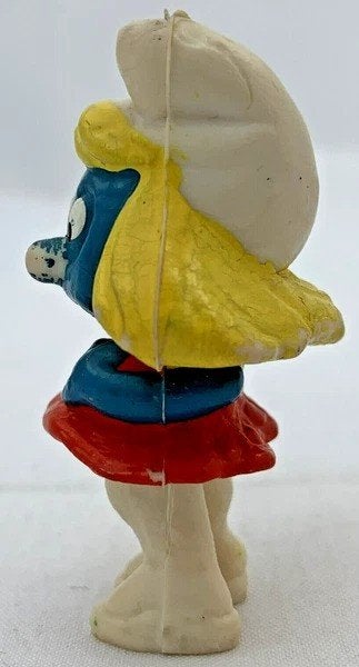 Smurfen figuur Smurf Piraat Smurfin rood, Coolsingel 104, 3011 AG Rotterdam, Netherlands, Verschillende Smurfen, Verzenden, Zo goed als nieuw