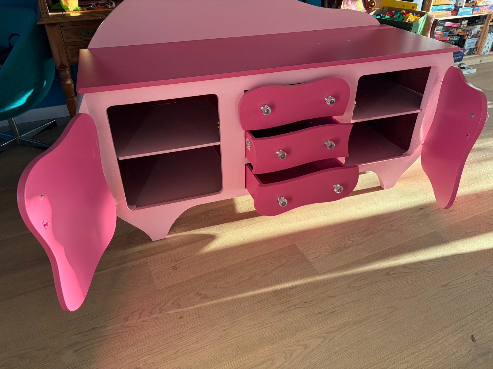 Unieke kast op maat gemaakt, roze, Ophalen, Zo goed als nieuw, Overige typen