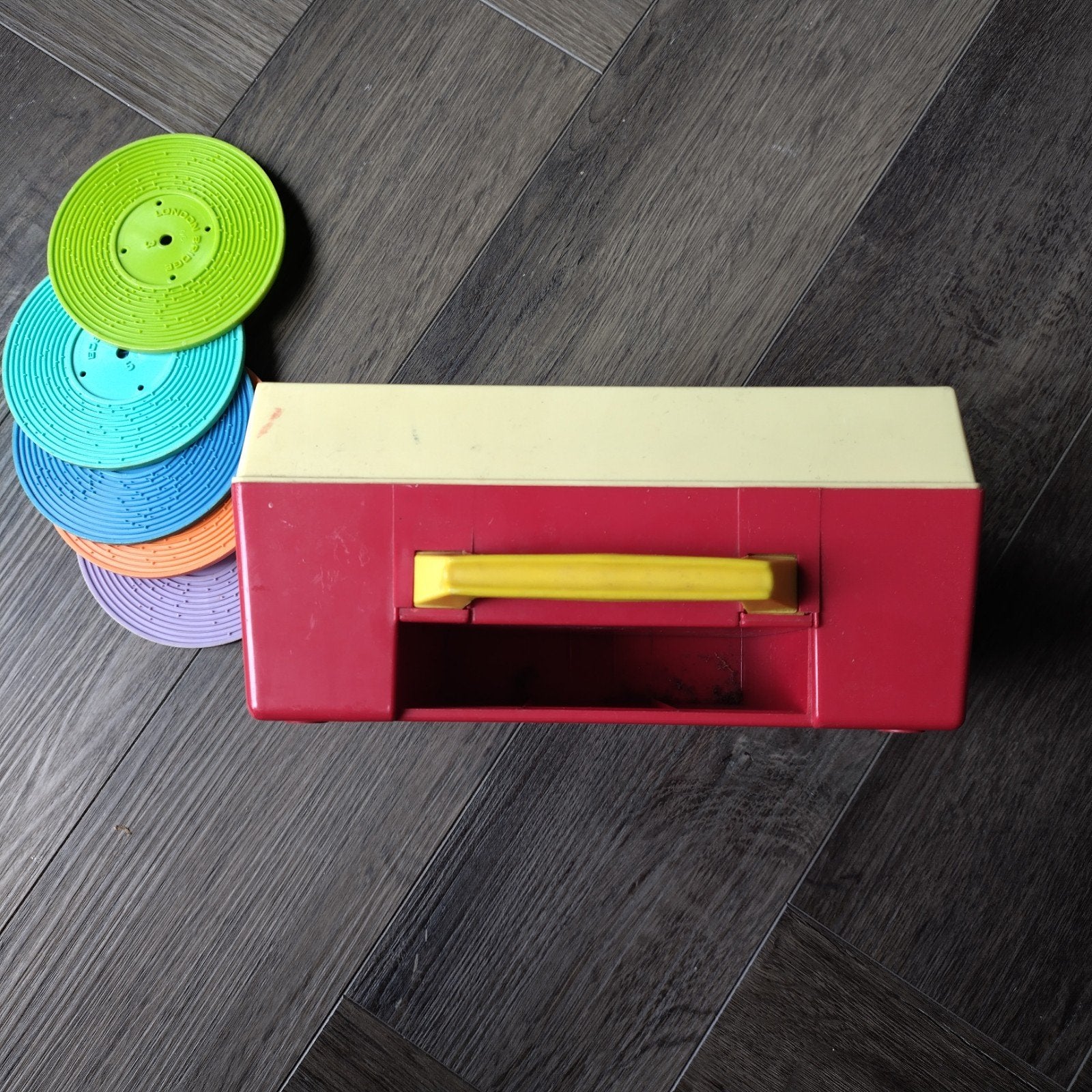 Vintage Muziekdoosje met Plaatjes - Fisher-Price Stijl, Ophalen of Verzenden, Gebruikt, Jongen of Meisje