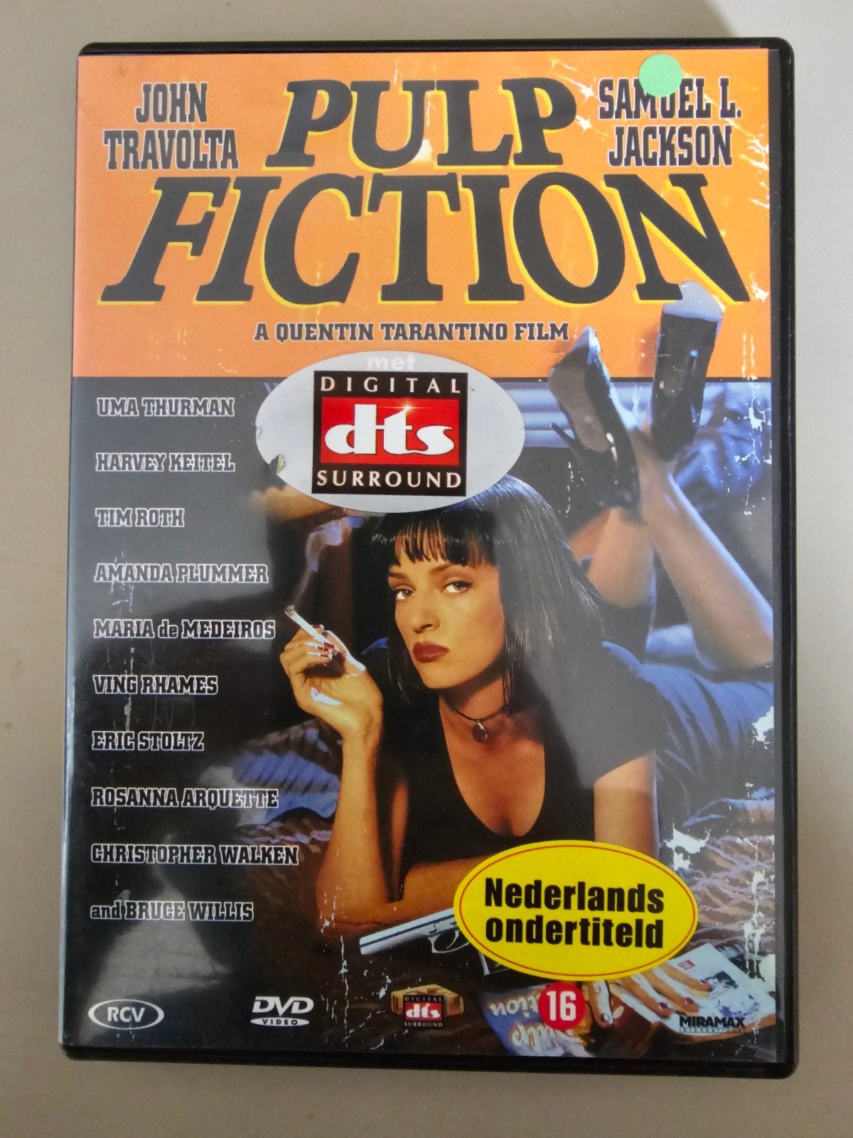 Dvd Pulp Fiction, Vanaf 16 jaar, Ophalen of Verzenden, Zo goed als nieuw, Maffia en Misdaad