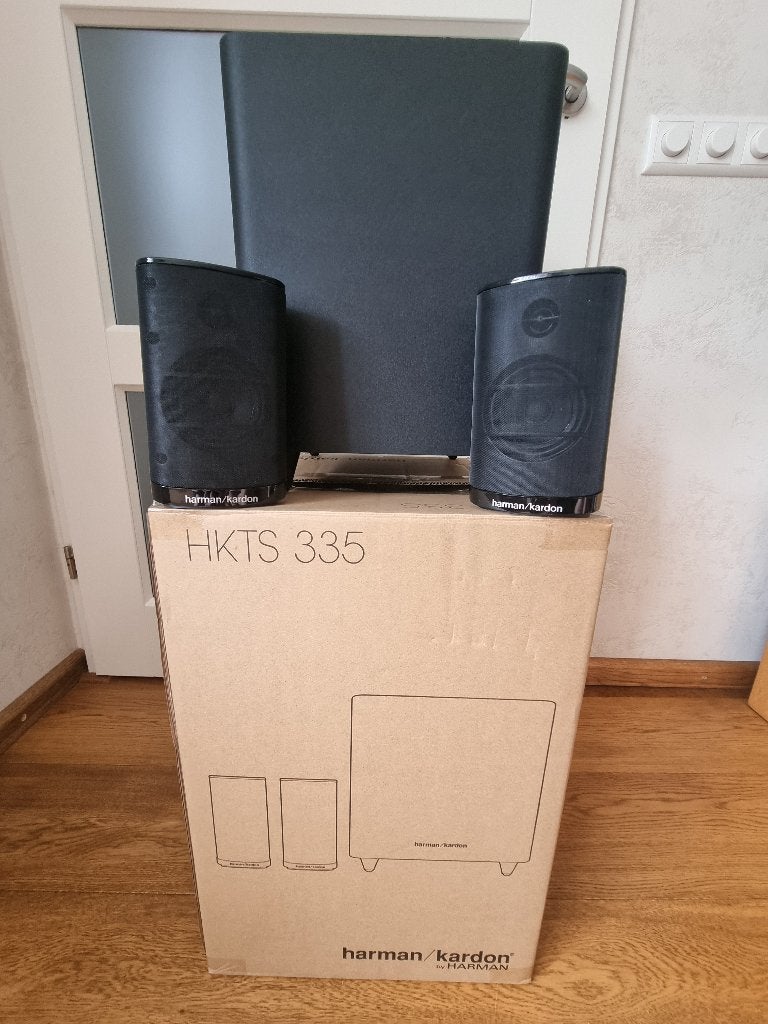 Nieuwe Harman Kardon 2.1 type HKTS 335, Ophalen of Verzenden, Nieuw, Subwoofer, Overige merken