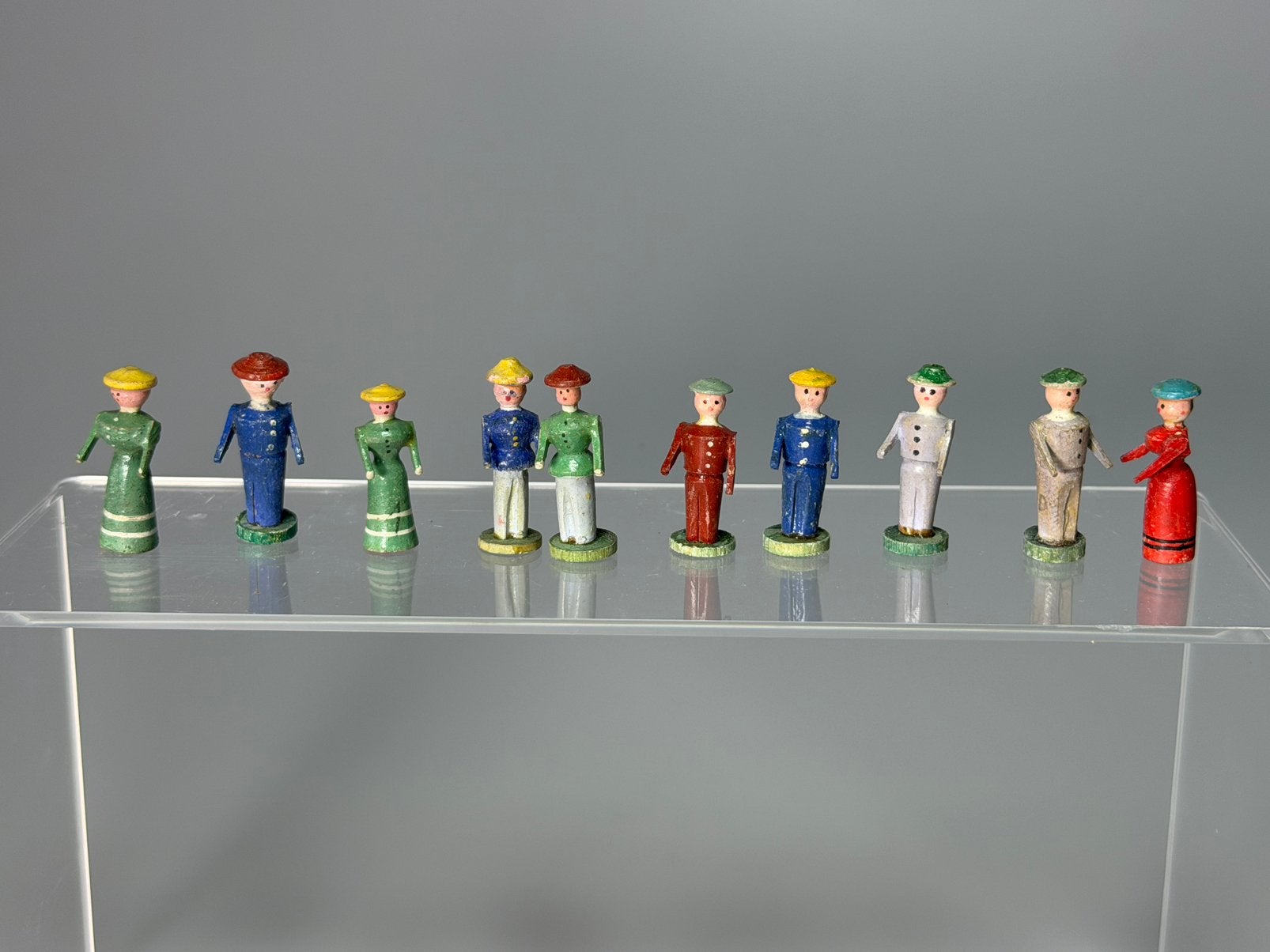 10 originele Erzgebirge figuren 1900! Leuk voor bij de trein, Antiek en Kunst, Antiek | Speelgoed, Ophalen of Verzenden