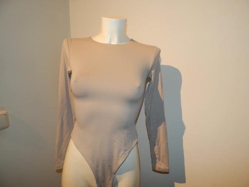 Meshki mooie body stretch zeer goede kwaliteit xs/s, Meshki, Verzenden, Beige, Zo goed als nieuw