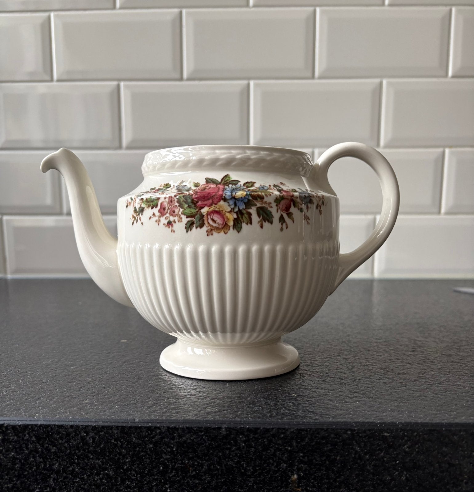 Wedgwood Conway theepot, Gebruikt, Ophalen of Verzenden, Theepot, Wedgwood