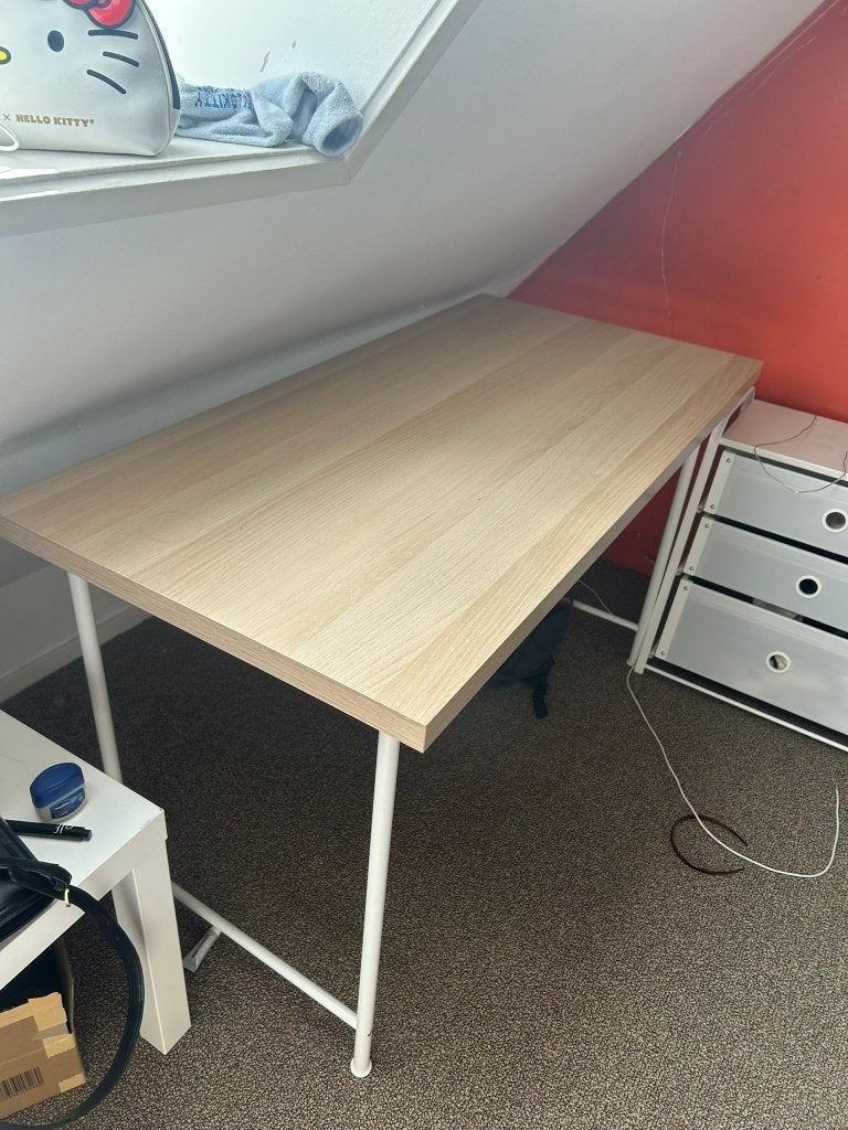 LAGKAPTEN / SPÄND Bureautafel, Huis en Inrichting, Bureaus, Ophalen, Overige typen, 120 cm, Hout