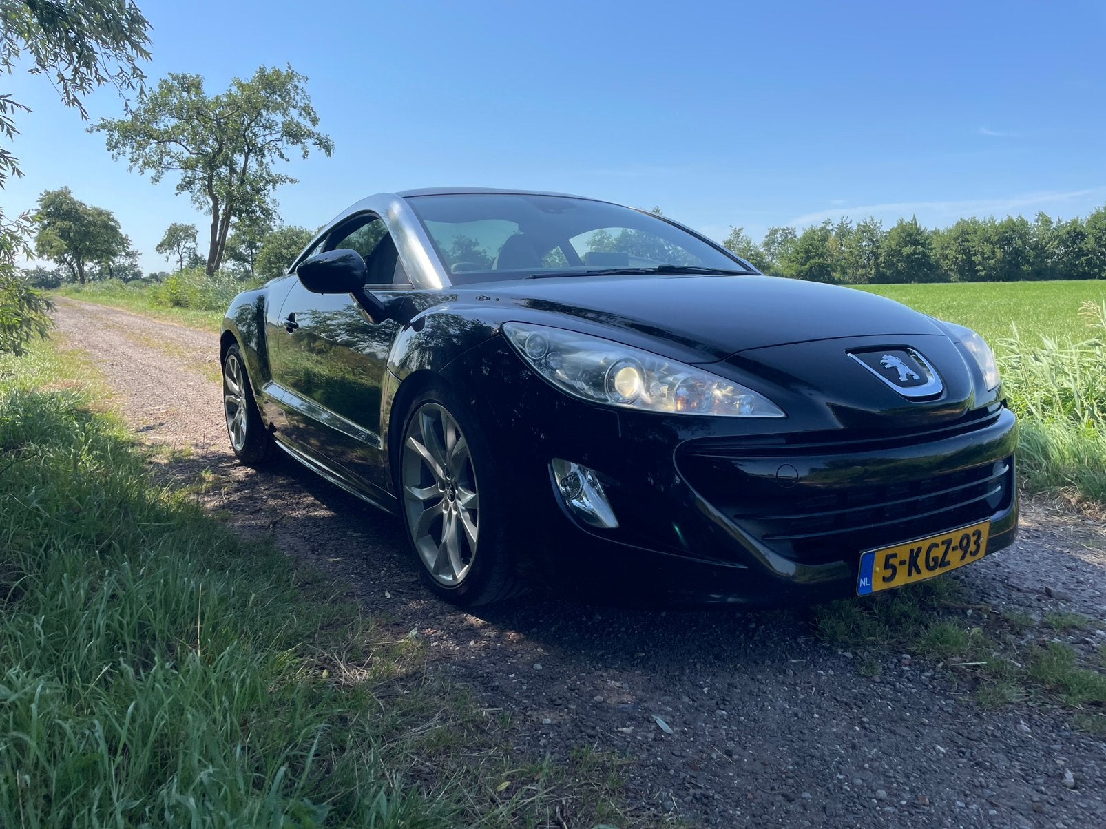 Peugeot RCZ 1.6 THP 200PK 2011 Zwart, Auto's, Peugeot, Particulier, RCZ, ABS, Airconditioning, Alarm, Automatische klimaatregeling