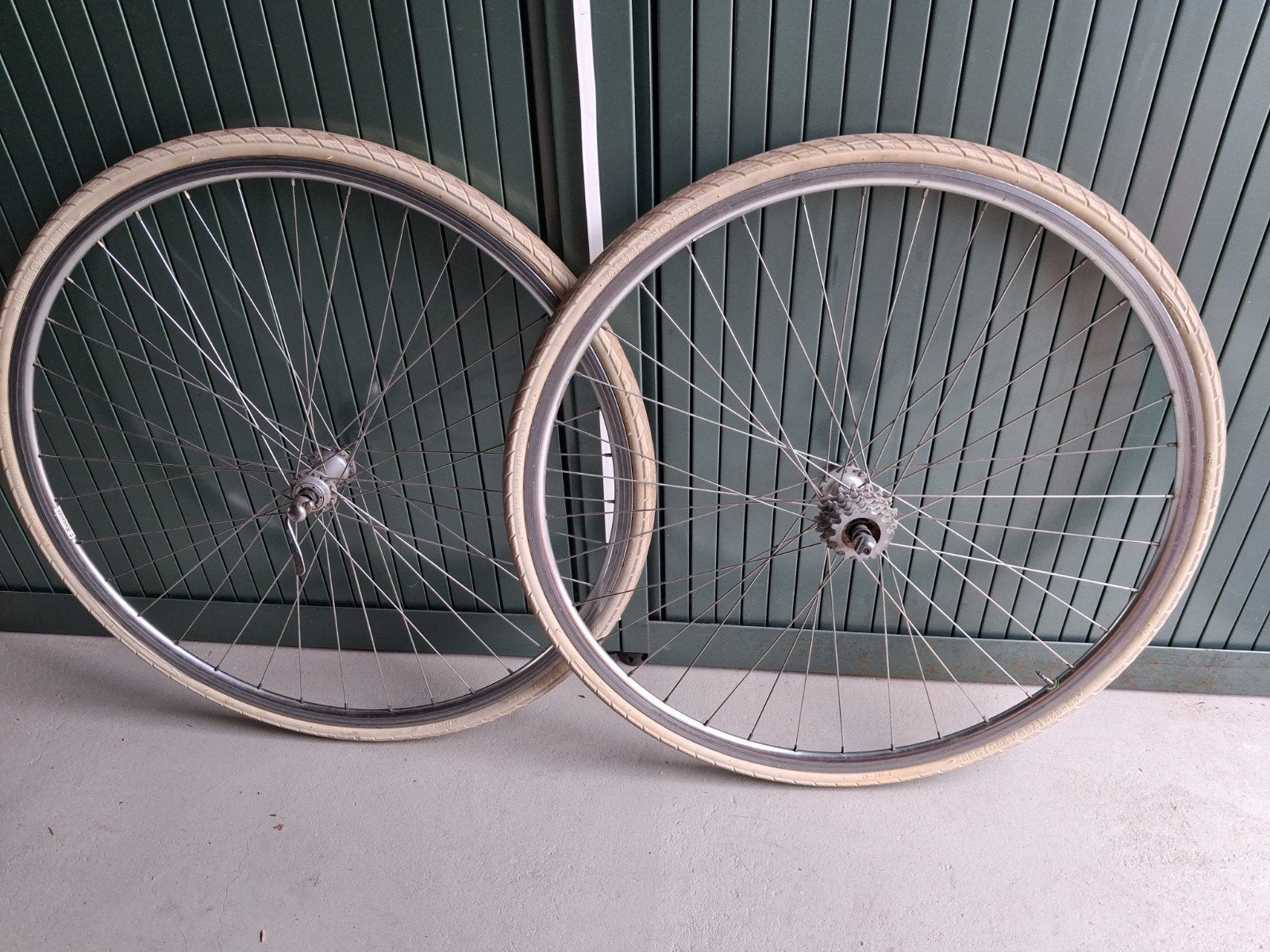 Semi retro fiets wiel set Mavic, Fietsen en Brommers, Fietsonderdelen, Ophalen, Racefiets, Wiel