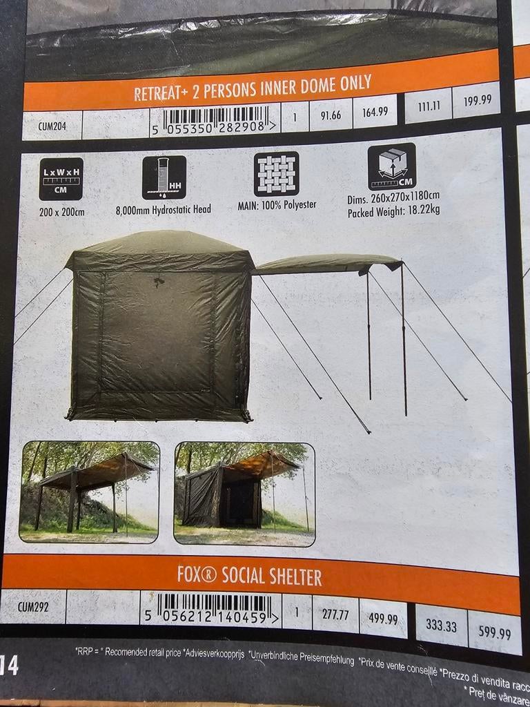 Cooktent/chillhouse, Watersport en Boten, Ophalen of Verzenden, Nieuw, Overige typen