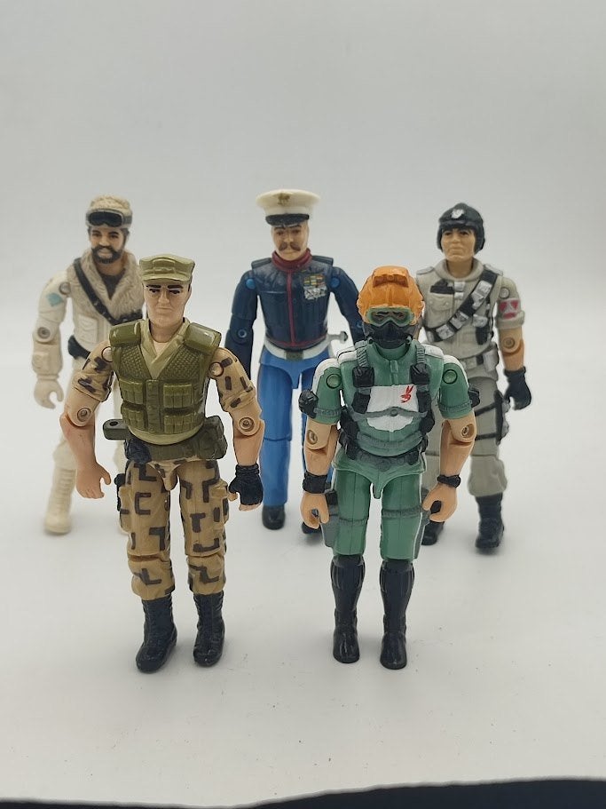 Lot Vintage G.I. Joe figuren - Hasbro - 1986-1988, Ophalen of Verzenden, Gebruikt