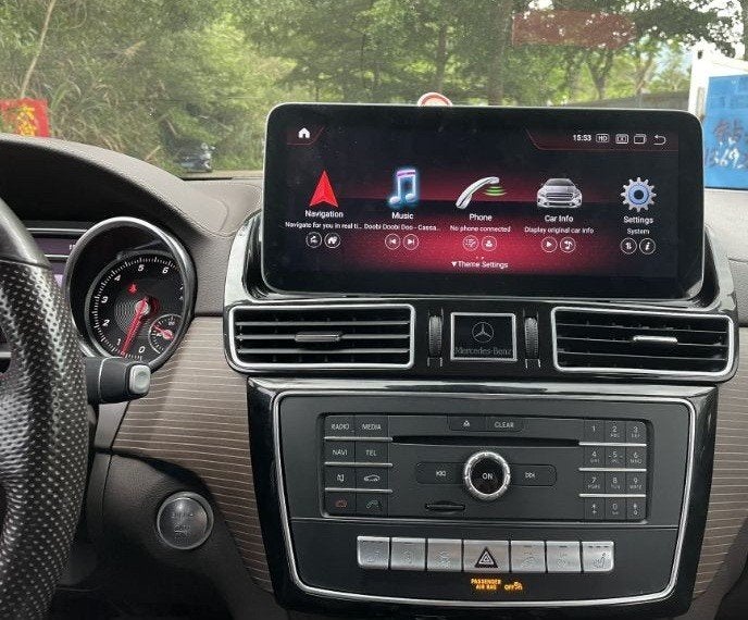 radio navigatie mercedes GLE carkit android auto carplay, Auto diversen, Ophalen of Verzenden, Dynavin, VERKOOP@INBOUWNAVIGATIE.COM