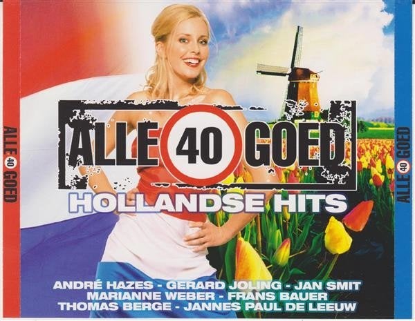 2CD: Alle 40 Goed - Hollandse Hits (2007) ZGAN, Ophalen of Verzenden, Zo goed als nieuw, Levenslied of Smartlap