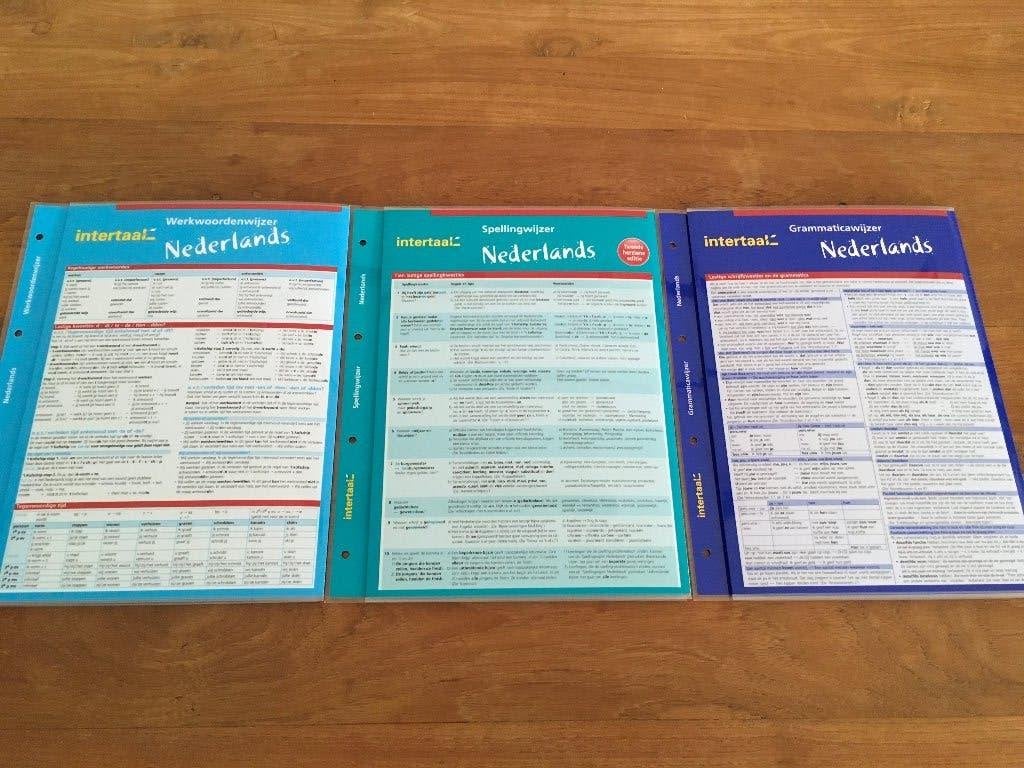 Nederlandse taalkaarten Spelling, Grammatica, Werkwoorden, Ophalen of Verzenden, Zo goed als nieuw, Overige uitgevers, Nederlands