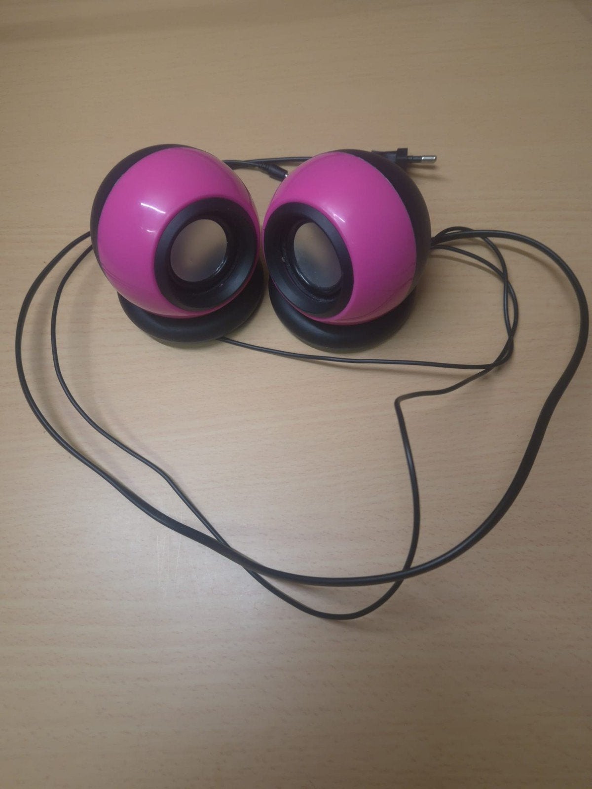 Roze mini USB-luidsprekers voor laptop/pc, Computers en Software, Pc speakers, Ophalen of Verzenden, Gebruikt, Audiokanaal 2, Onbekend