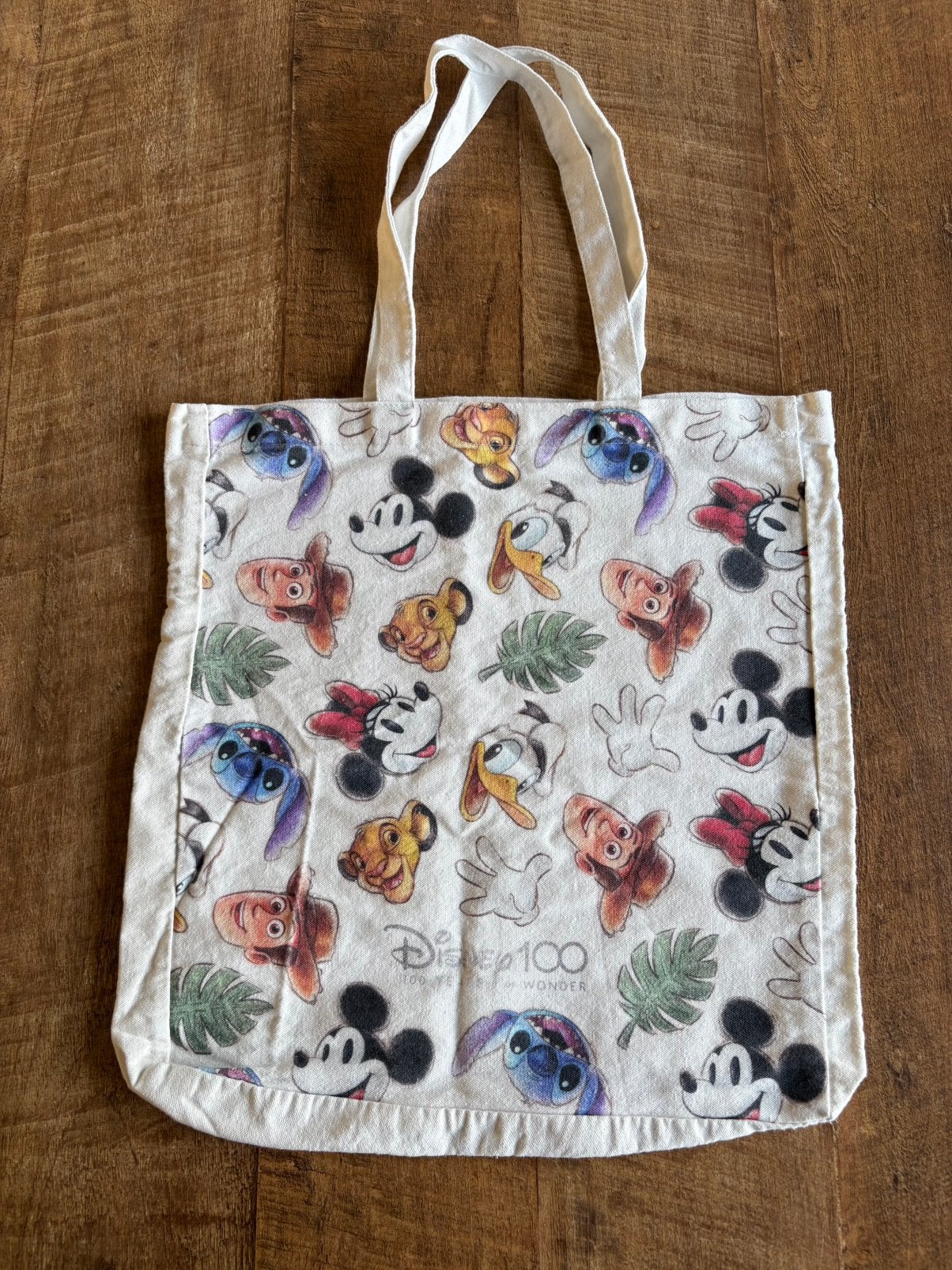 Disney canvas tas, Ophalen of Verzenden, Overige figuren, Zo goed als nieuw, Tas, Koffer of Zak