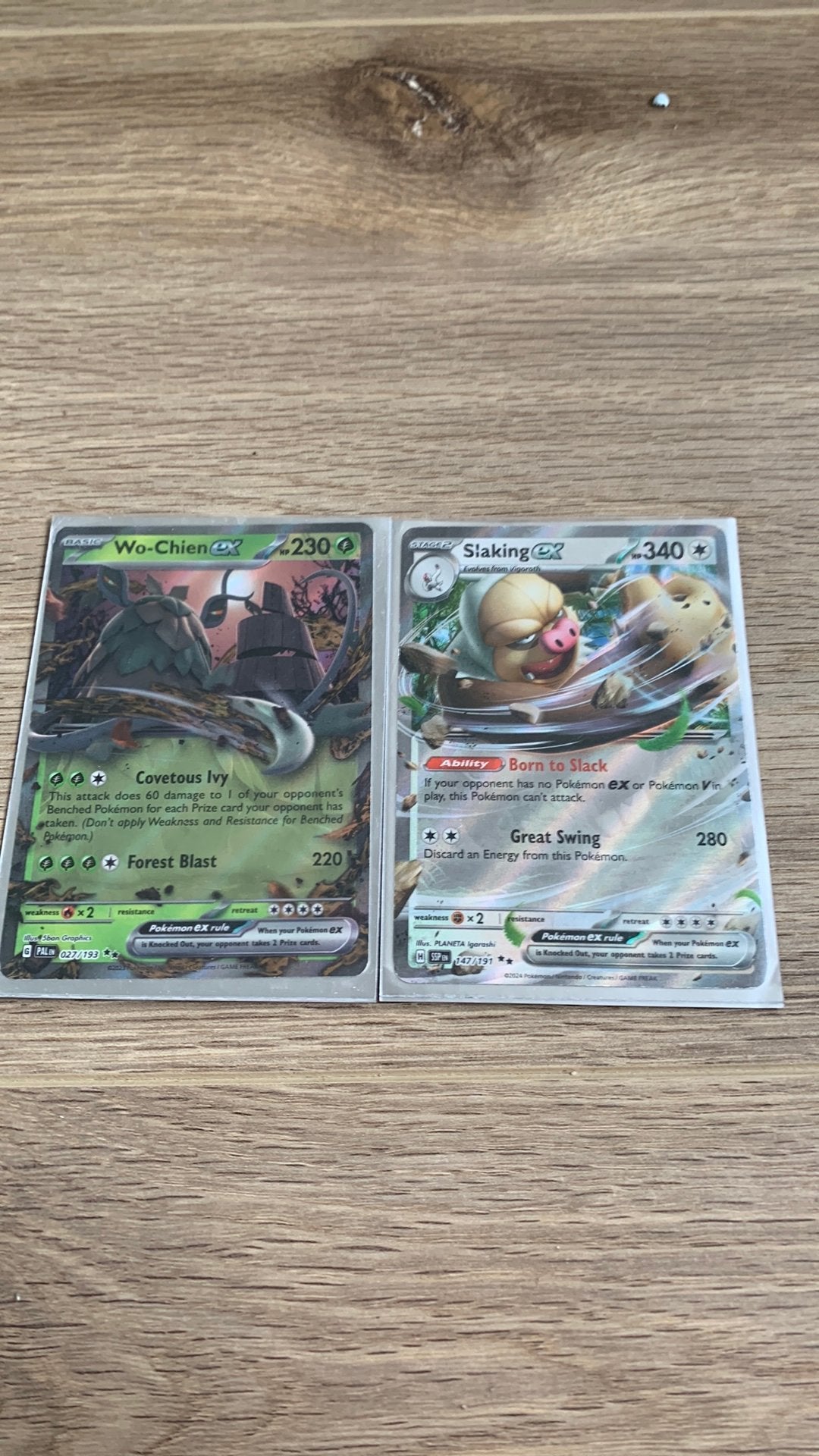 Wo chien ex slaking ex mewto v walking wake ex beedrill V, Ophalen, Zo goed als nieuw