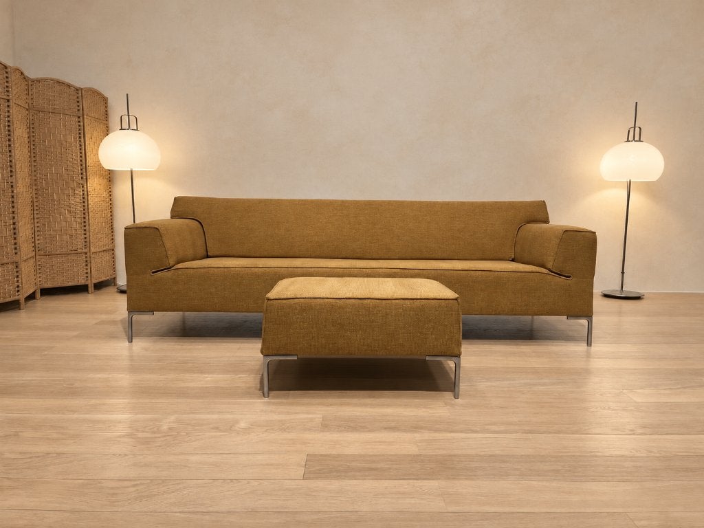 NIEUW GESTOFFEERD Design on Stock Bloq 4-Zits + GARANTIE, 250 tot 300 cm, 75 tot 100 cm, Www.designplaats.nl, Rechte bank