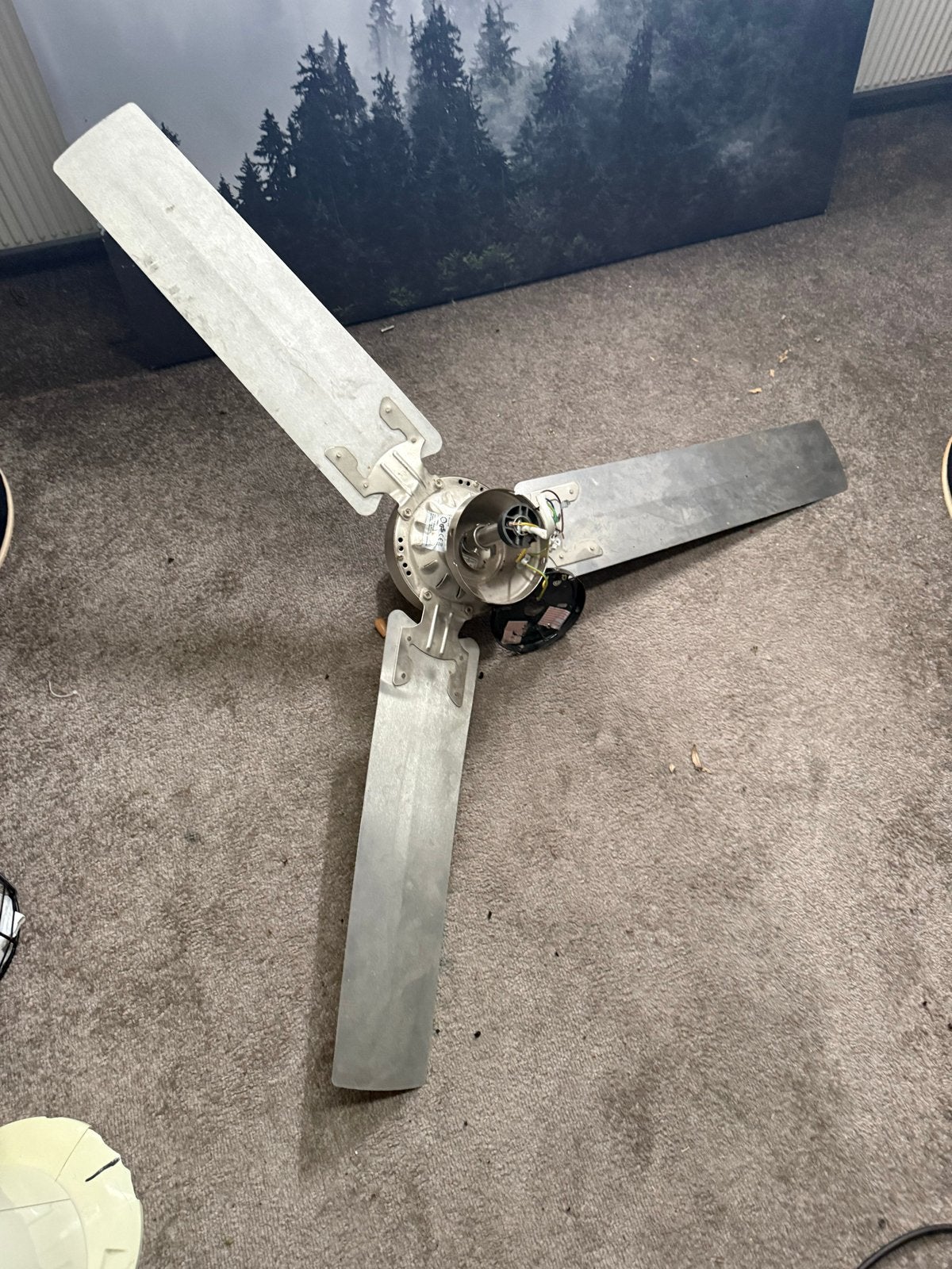 Bestron Plafondventilator met 2 standen (links/rechtsom), Ophalen of Verzenden, Gebruikt, Plafondventilator