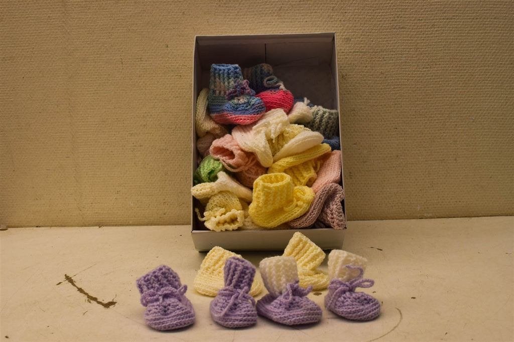 Zelfgemaakte Baby Slofjes 45486, Ophalen of Verzenden, Gebruikt, Jongen of Meisje, Overige typen
