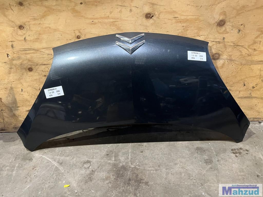 CITROEN C1 Grijs KTA motorkap 2005-2014, Auto-onderdelen, Gebruikt, Citroën, Stellantis N.V., Ophalen of Verzenden