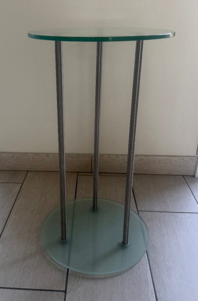 Bijzettafel, Rond, 55 tot 75 cm, Zo goed als nieuw, Modern